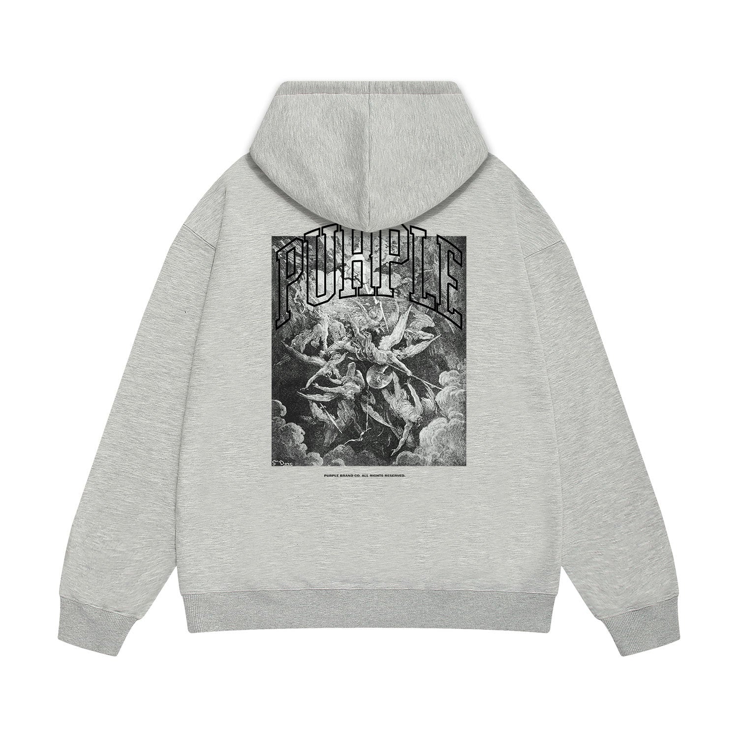 Purple Brand Hoodie Fashion Loose Hooded Sweater
