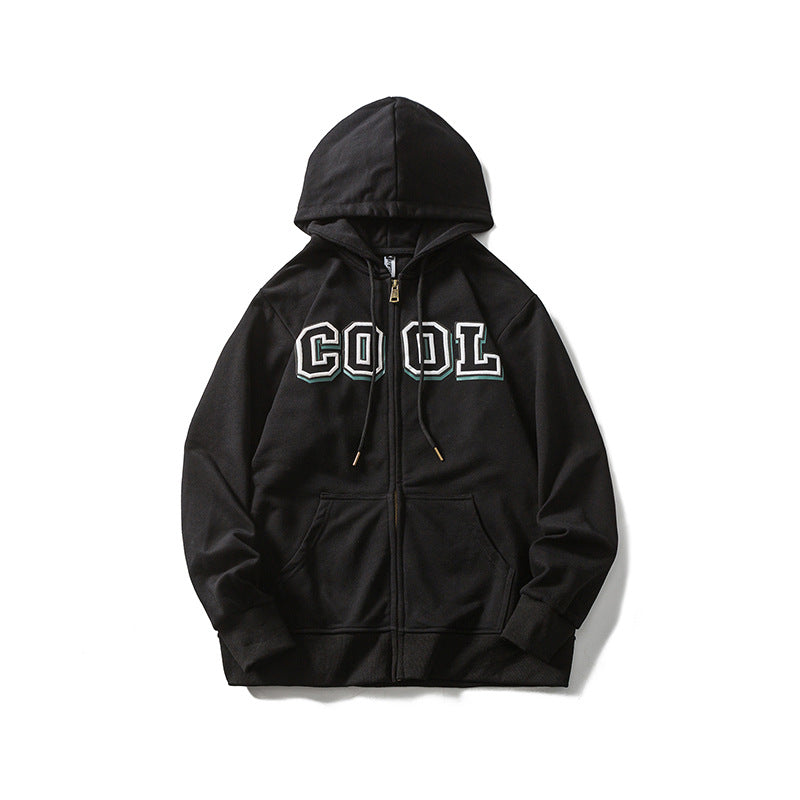 Men's Graphic Hoodies Men's Autumn Printing Hooded Cardigan Sweater Men's