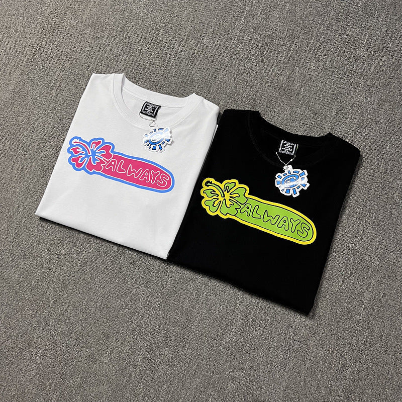 Always Do What You Should Do T Shirts Loose Short Sleeves