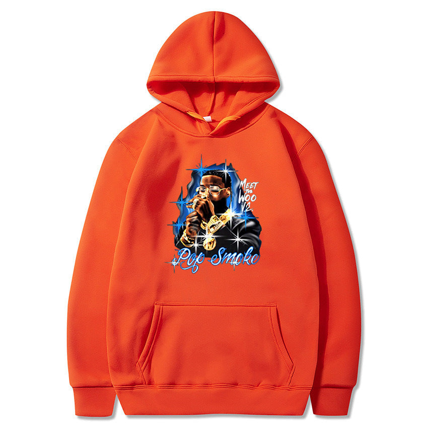 Pop Smoke Hoodies Loose Hoodie Coat
