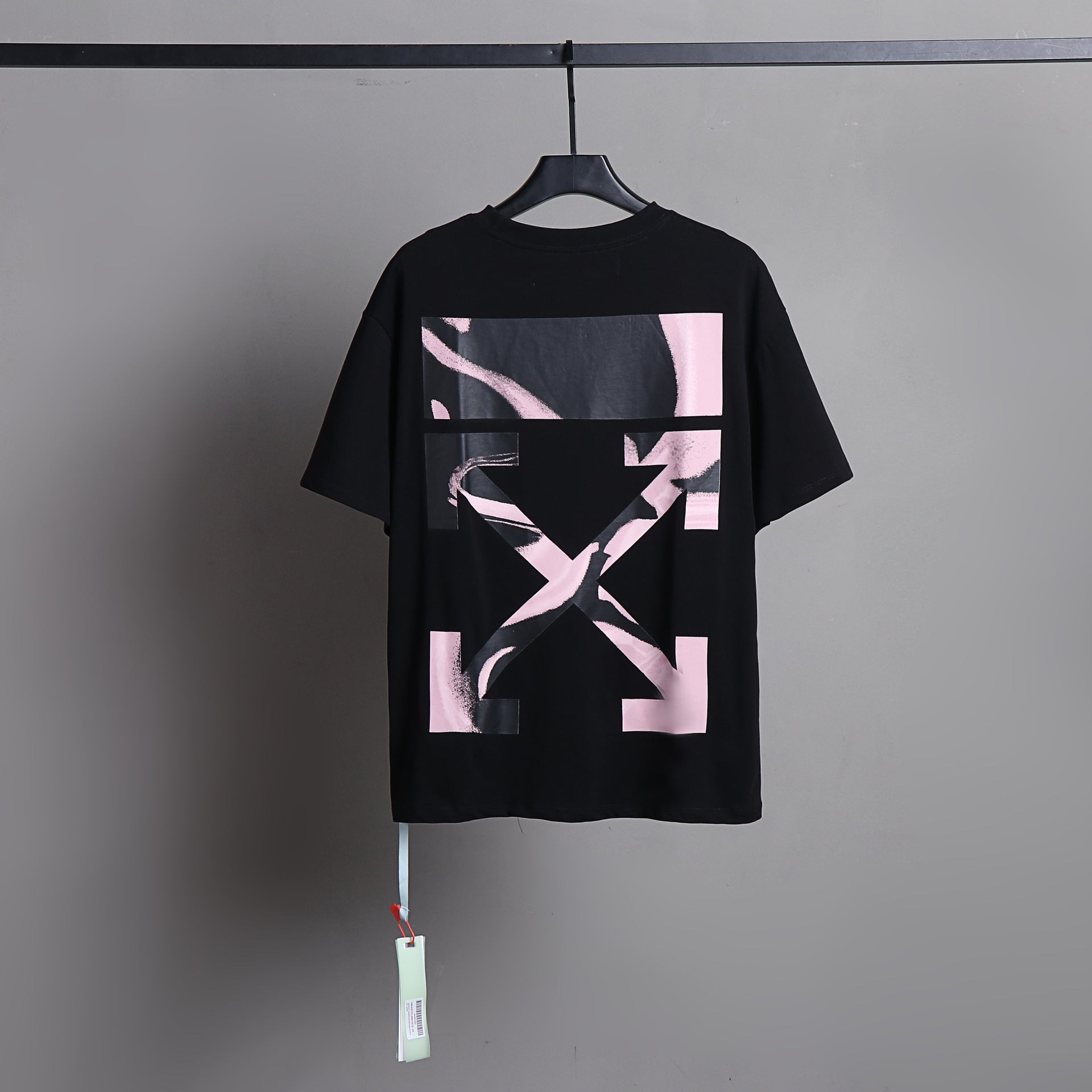 Ow T Shirts Gradient Printing Men and Women Short Sleeve