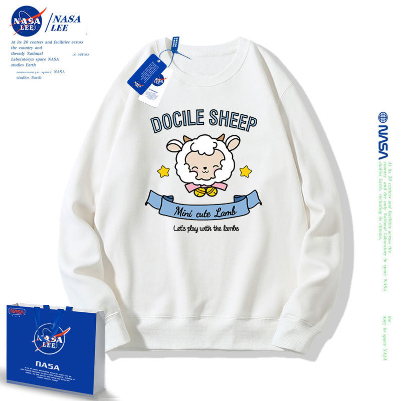 Nasa Children Hoodie Nasa Joint Name Children'S Round Neck Sweater Spring And Autumn Loose