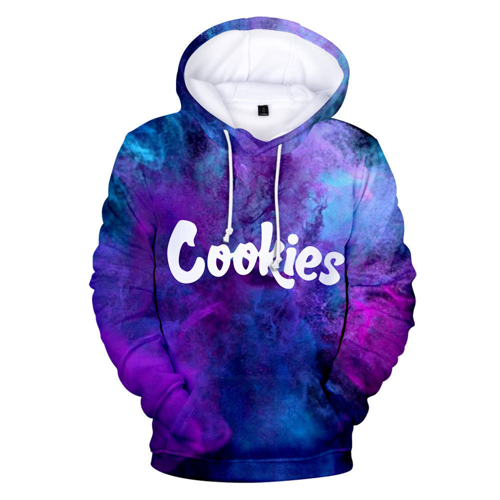 Cookies Hoodie Colorful Print Long Sleeve Hoodie
