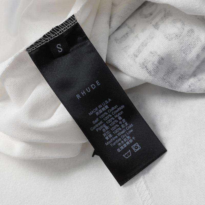 Rhude T Shirt Leopard Print Short Sleeve T-Shirt