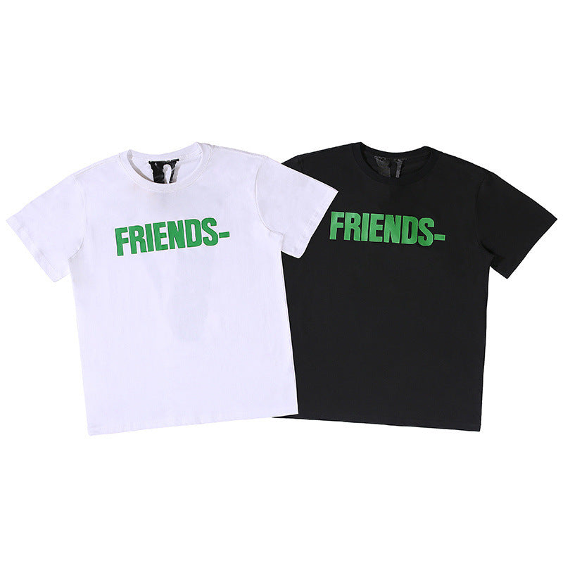 Vlone T Shirt Men'S And Women'S Casual Short-Sleeved T-Shirt