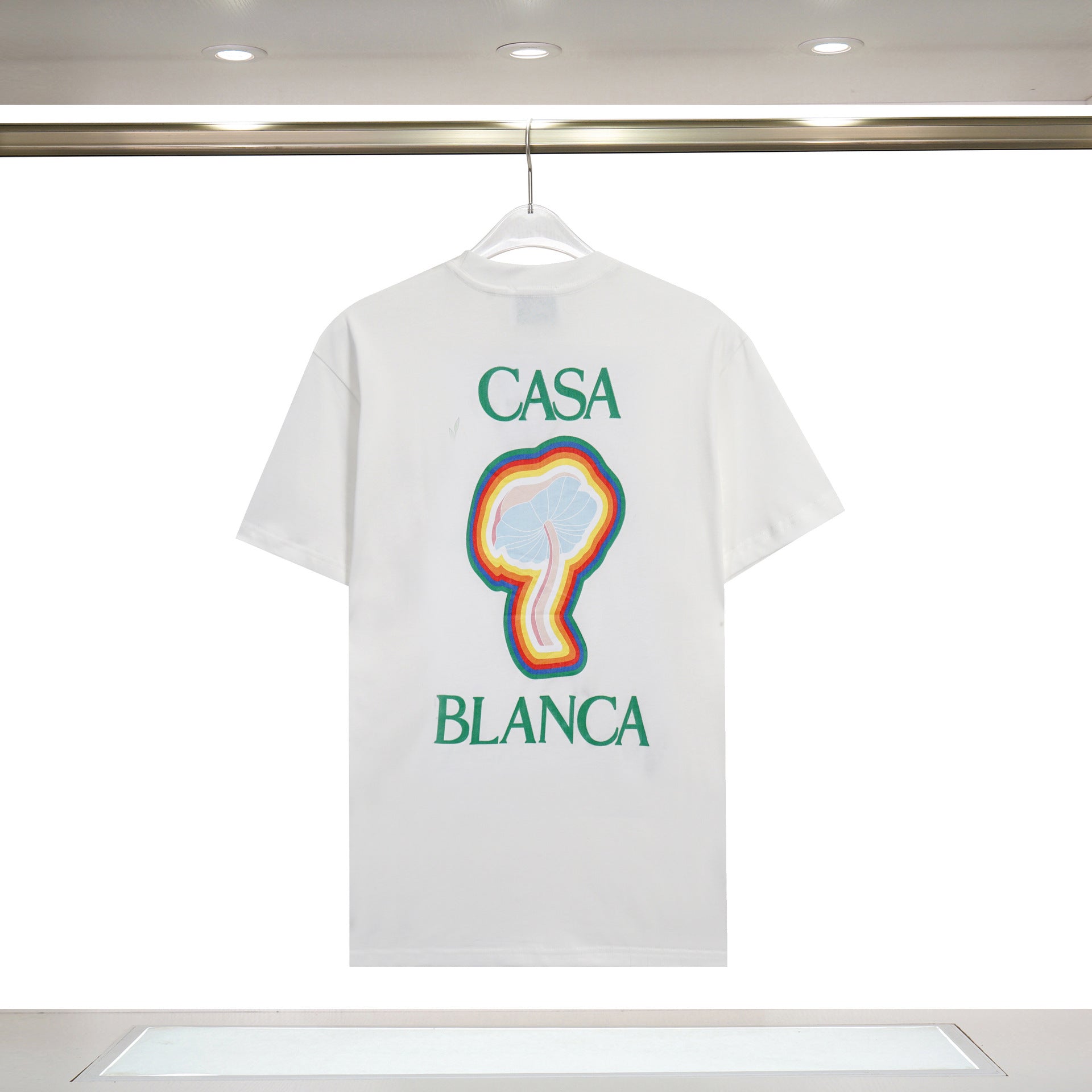 Casablanca T Shirts Autumn/Winter Painted Printed Short Sleeve T-Shirts