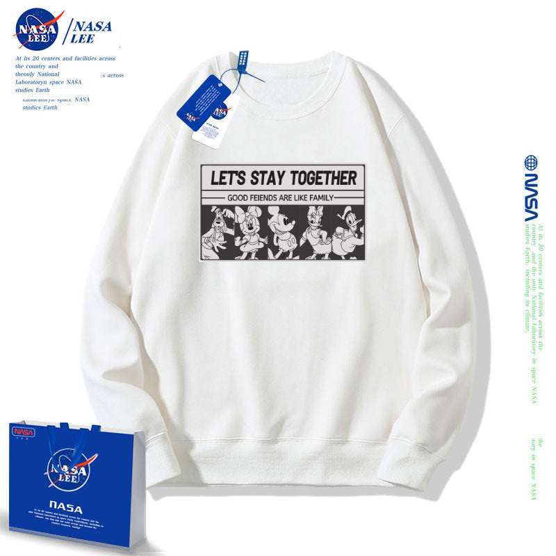 Nasa Children Hoodie Nasa Children'S Round Neck Sweater Spring And Autumn Loose