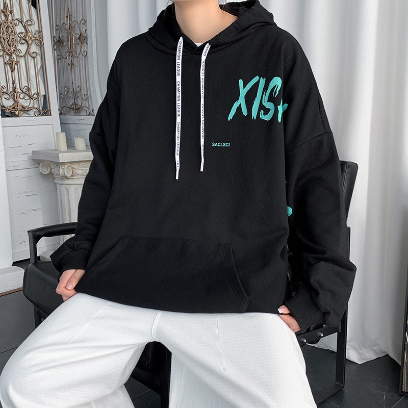 Men's Hoodie Letter Print Loose