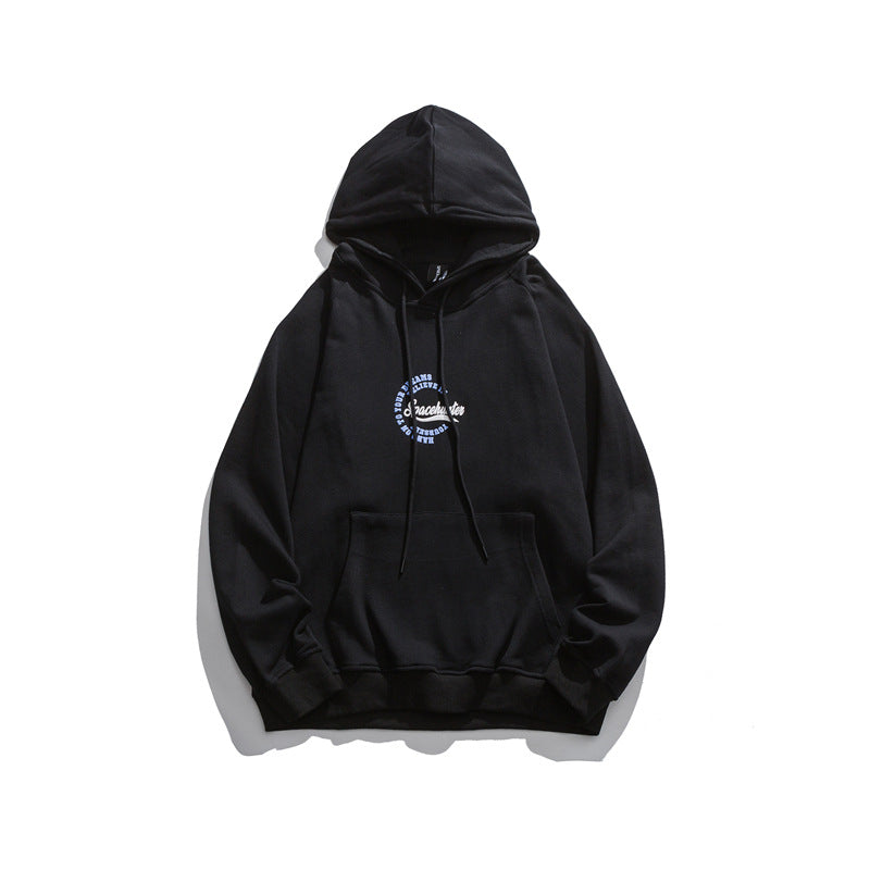 Men Graphic Hoodies Men's Autumn Casual Sweatshirt Loose