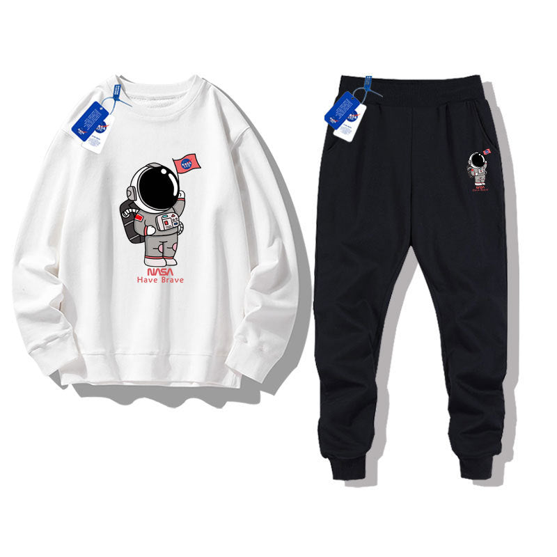 Nasa Children Hoodie Nasa Children'S Sweatshirt Suit Spring And Autumn Round Neck