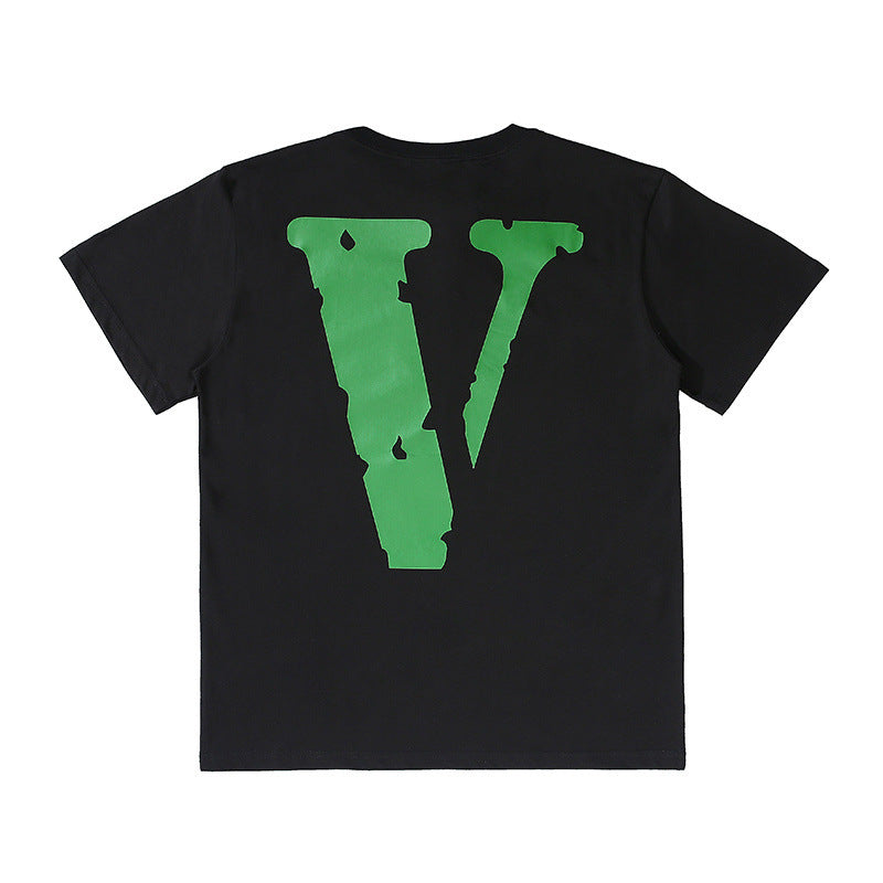 Vlone T Shirt Men'S And Women'S Casual Short-Sleeved T-Shirt