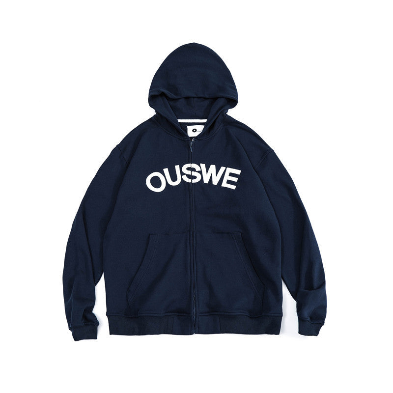 Mens Graphic Hoodies Men's Hooded Cardigan Sweater Men's