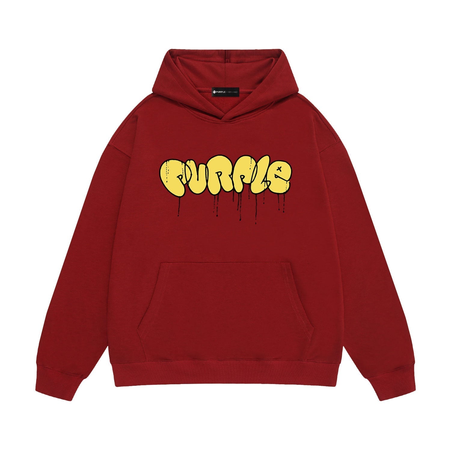Purple Brand Hoodie Fashion Loose Hooded Sweater