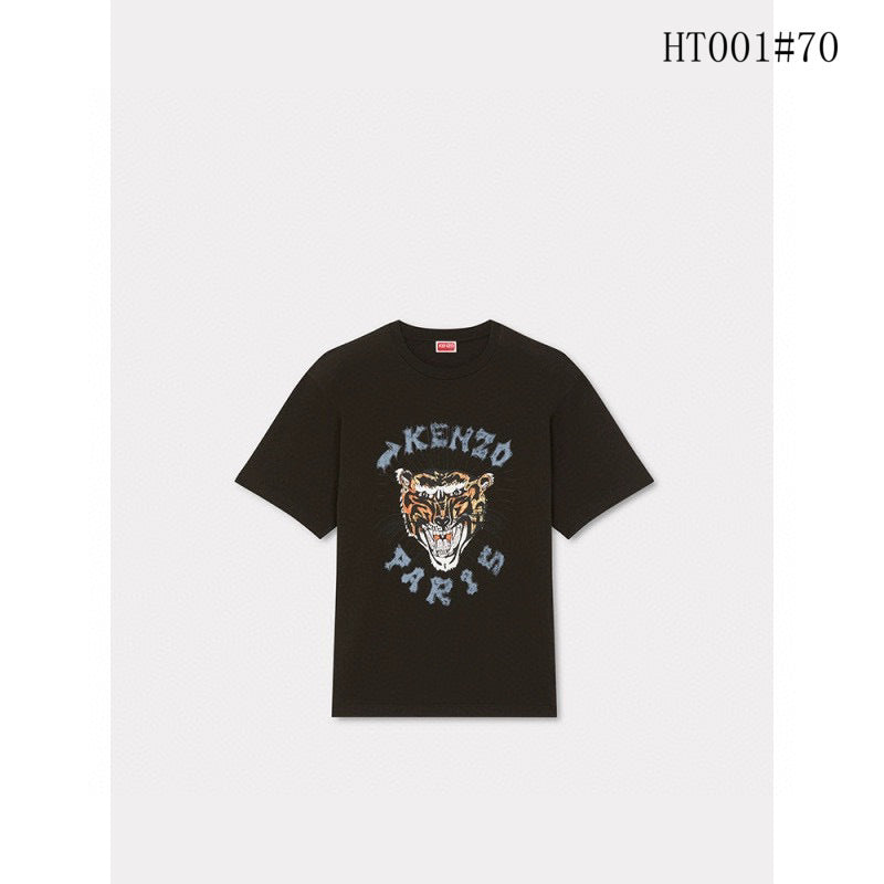 KENZO T Shirt Summer Tiger Head Casual
