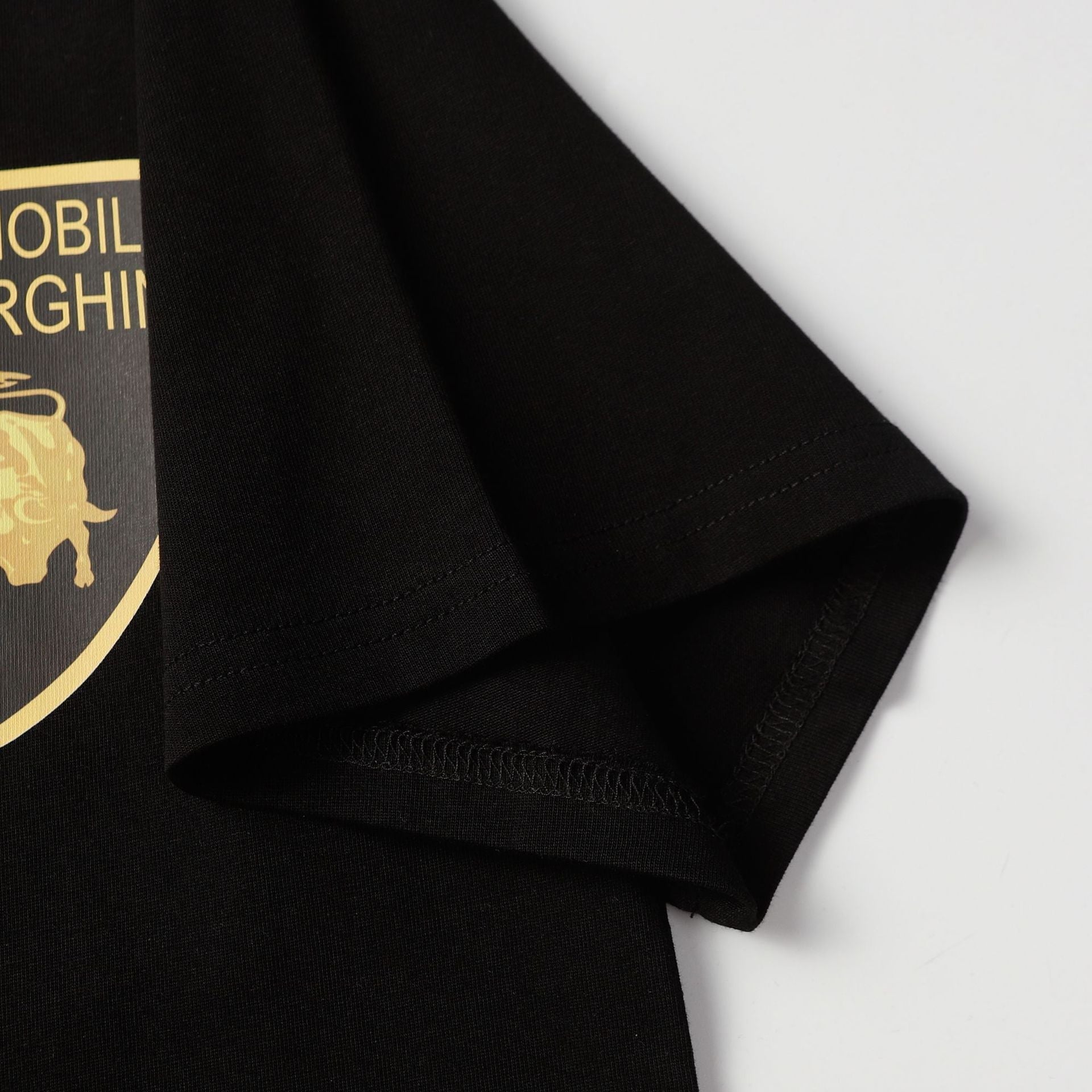 Rhude T Shirt Striped Sunset Snow Mountain Print Short Sleeve T-Shirt