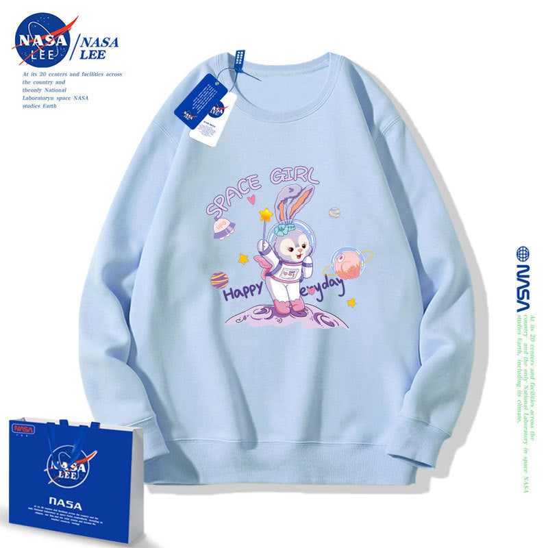 Nasa Children Hoodie Nasa Girls' Round Neck Sweater Spring And Autumn