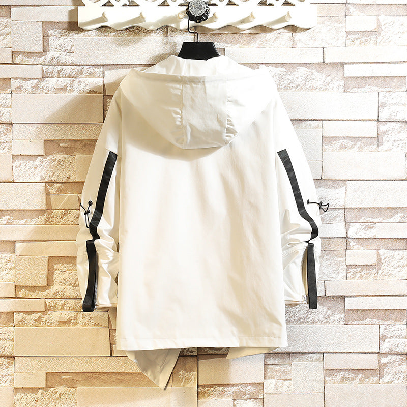 MEN'S Hoodie Turtleneck Jacket Irregular