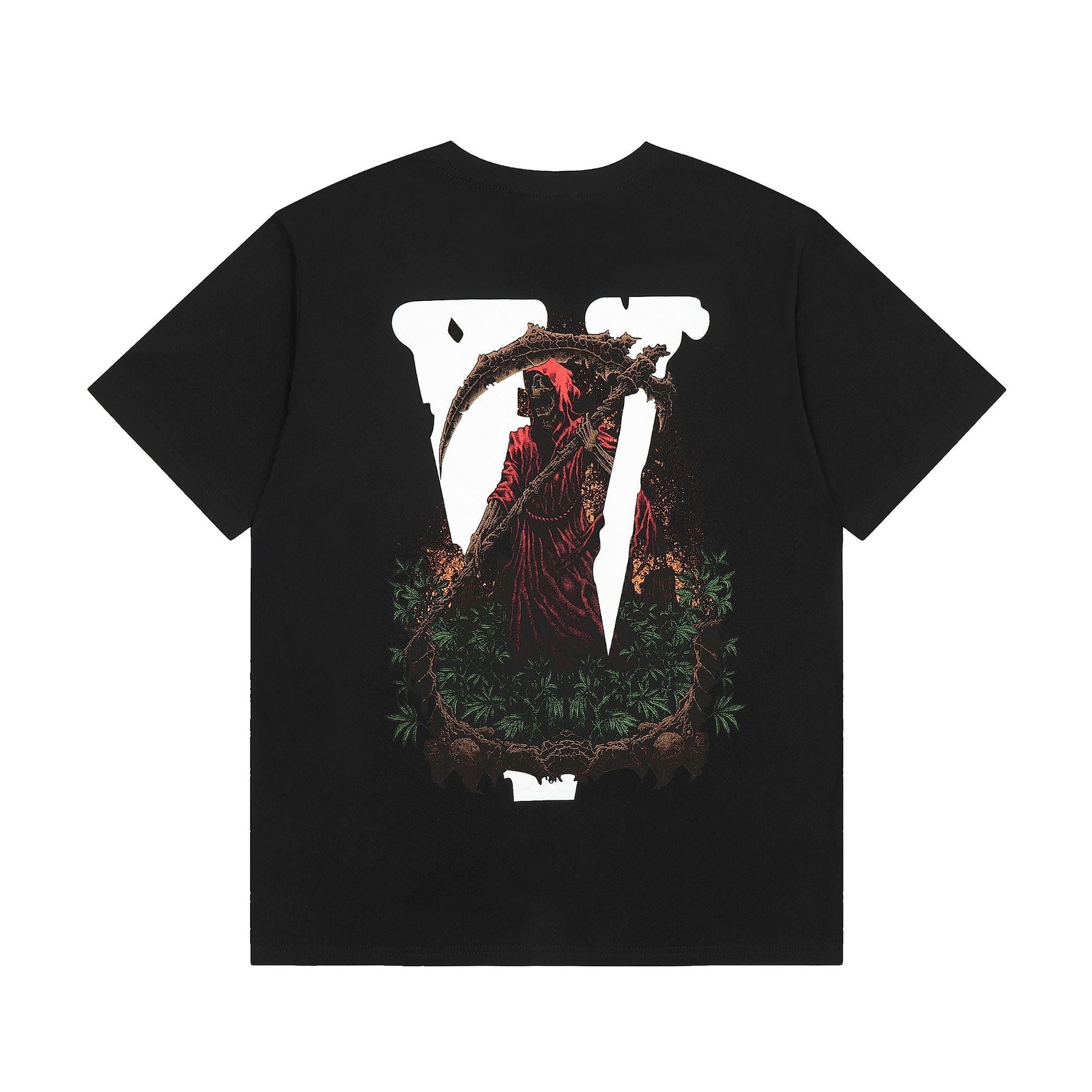 Vlone T Shirt Spring Summer Crew Neck Pullover Short Sleeve