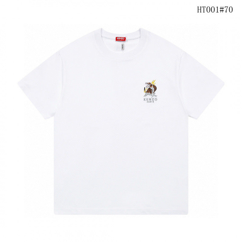 KENZO T Shirt Summer Tiger Head Casual