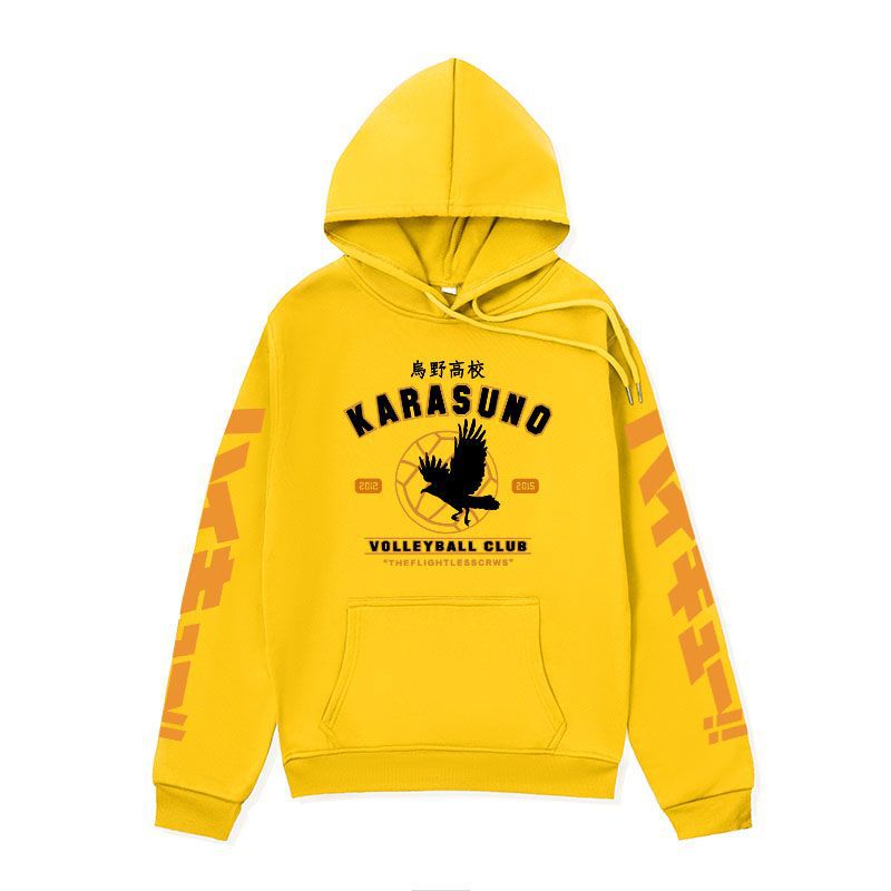 Anime Hoddies Volleyball Junior Series Sweater Spring and Autumn Street Fashion Hoodie Coat