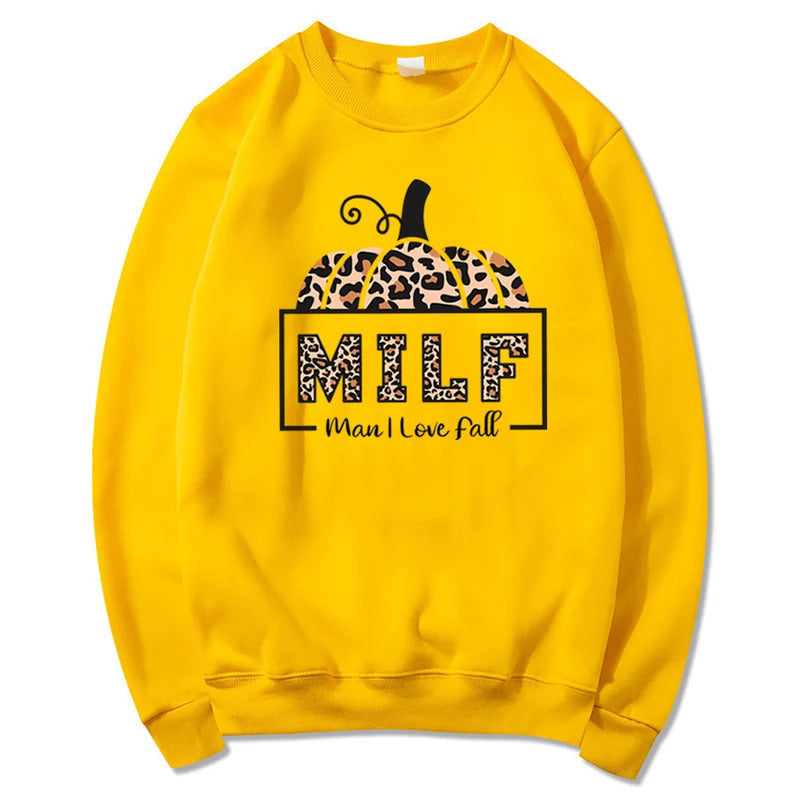 Milf Man I Love Fall Sweatshirt Pumpkin Fall Season Hoodies