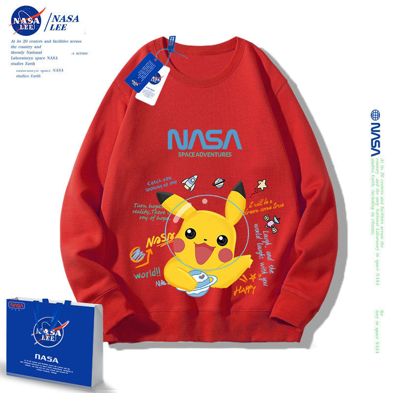 Nasa Children Hoodie Nasa Children'S Round Neck Sweater Spring And Autumn
