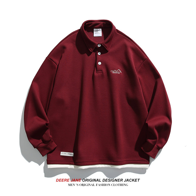 Men Pullover Hoodie Spring Sweater Male Loose All-Matching Top