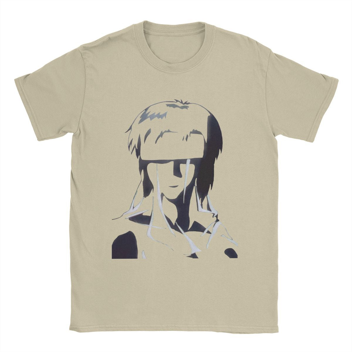 Ghost In The Shell Men T Shirts Anime Manga Casual T-Shirt
