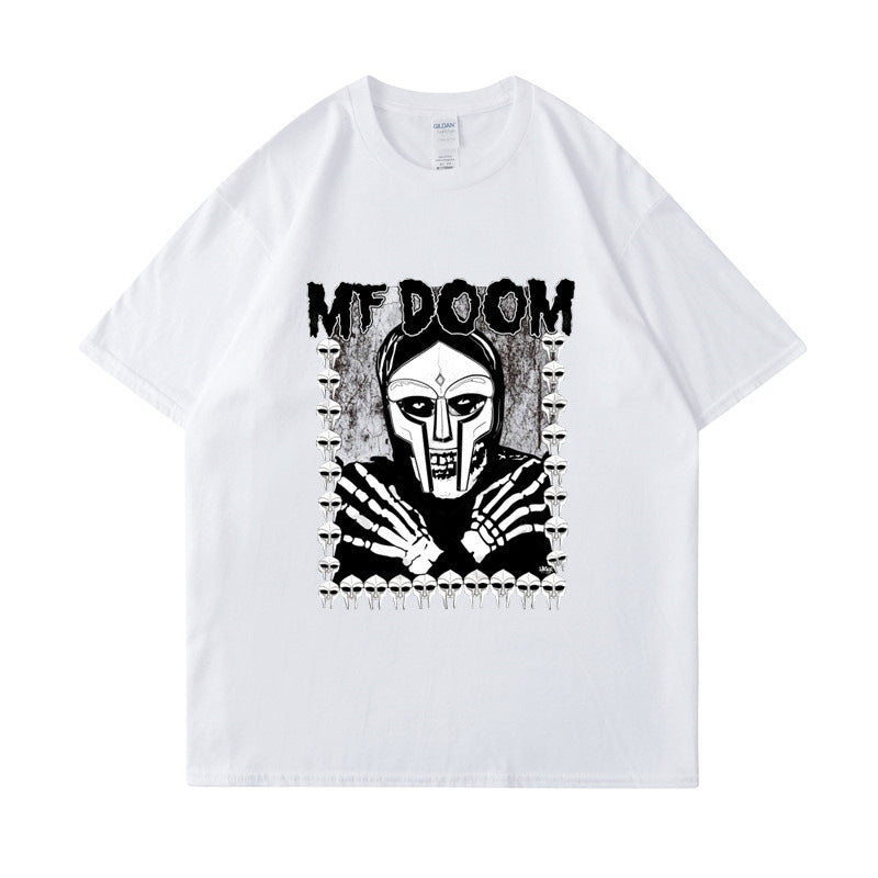 Mf Doom T Shirt Men's and Women's Crew Neck Summer Short Sleeve