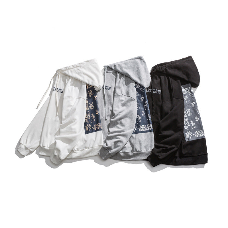 Men's Graphic Hoodies Men's Hooded Sweater Printed