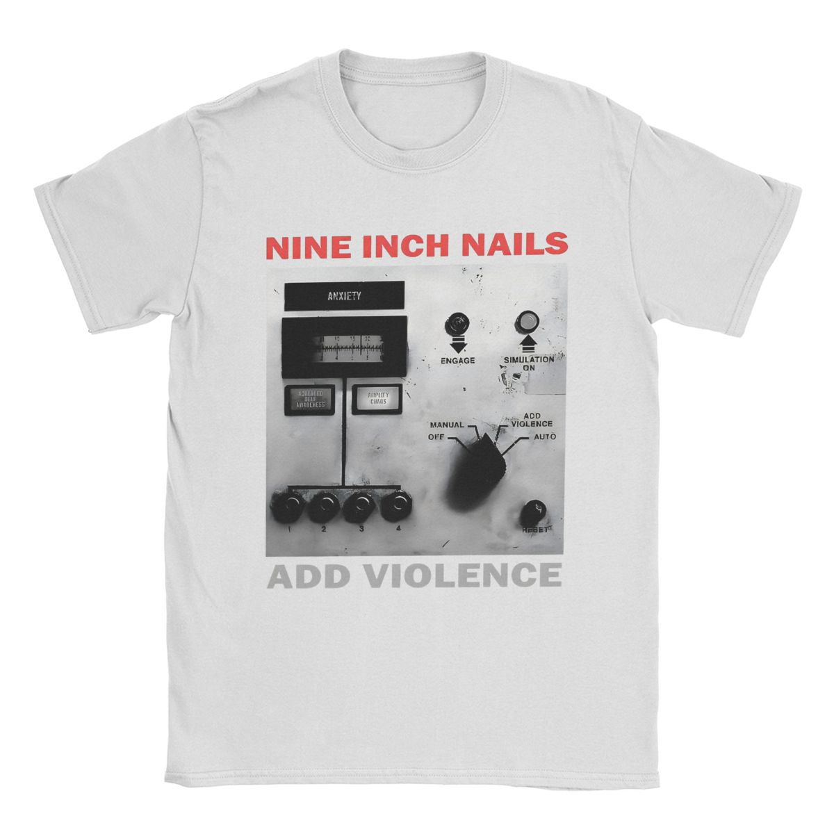 Nine Inch Nails NIN Men's T Shirts Crazy Tees Short Sleeve