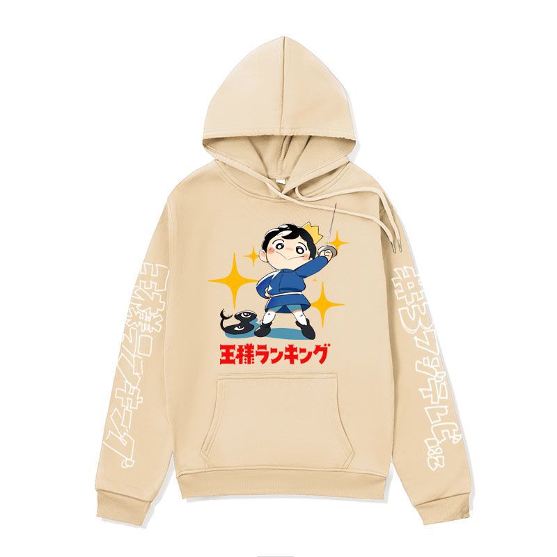 Anime Hoddies King's Ranking Sweatshirt Poji King Print Hoodie