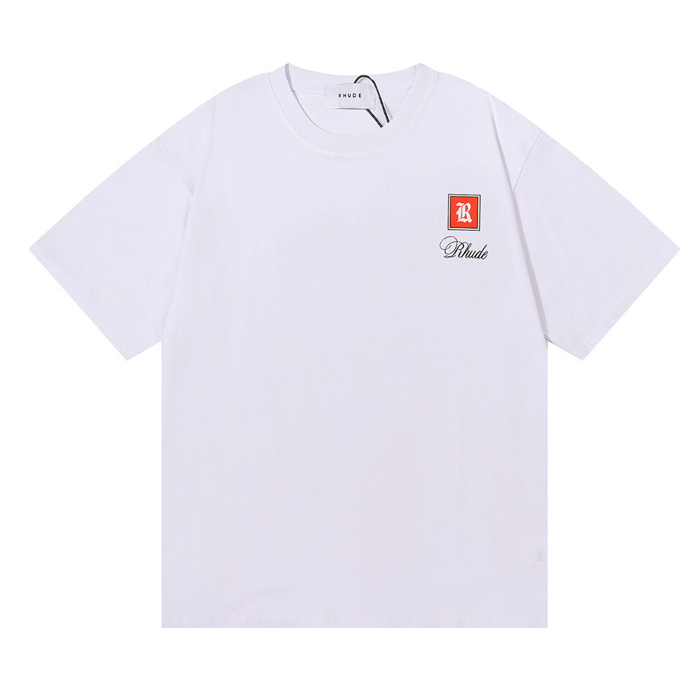 Rhude T Shirt Moroccan Micro Printed Short Sleeve T-Shirt