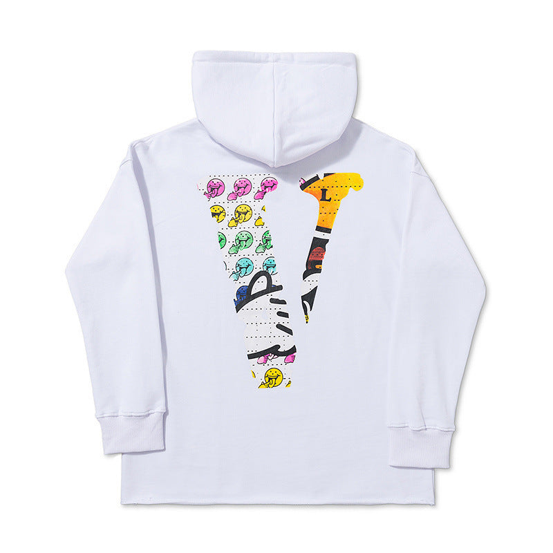 Vlone Hoodie Loose Hoodie Men'S And Women'S Hoodie