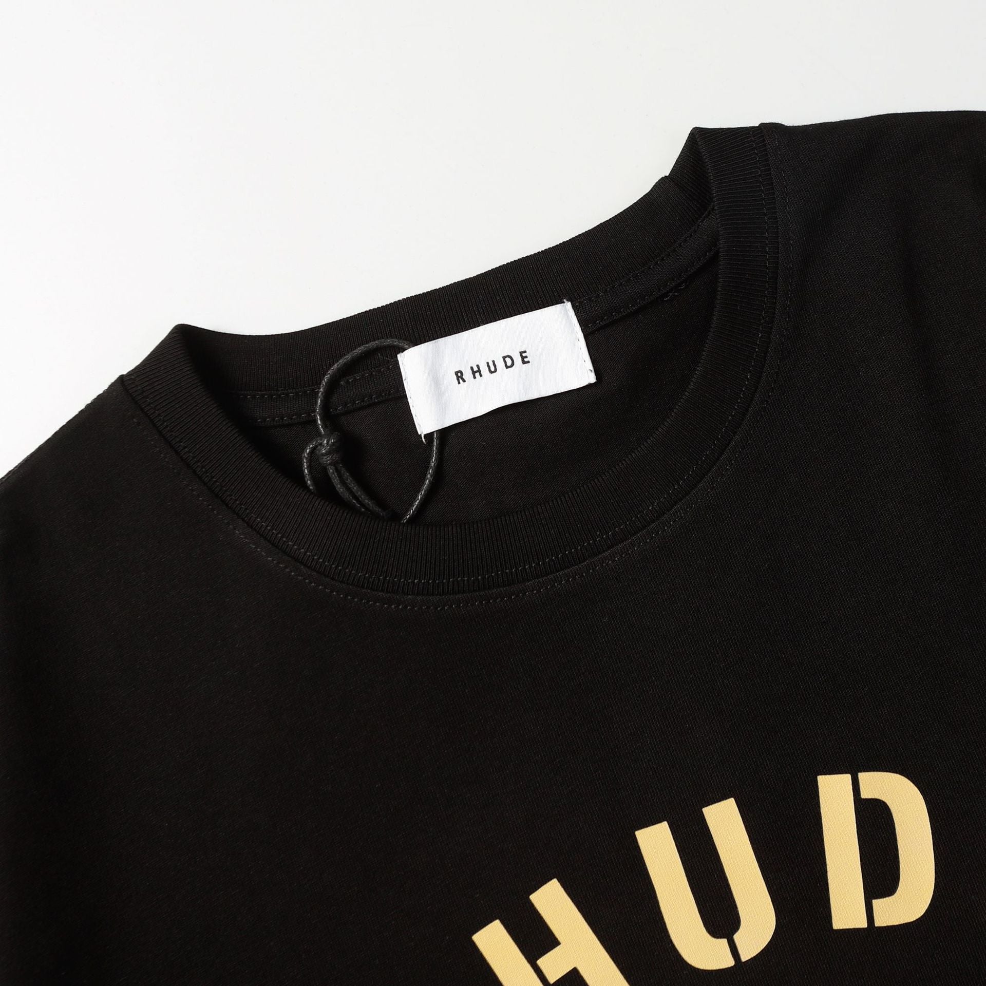 Rhude T Shirt Racing Club Alphabet Slogan Printed Short Sleeve T-Shirt