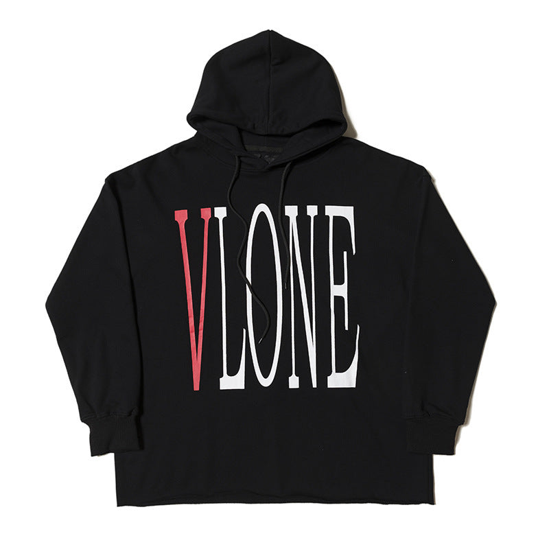 Vlone Hoodie Men'S And Women'S Casual Thick Hooded Sweater