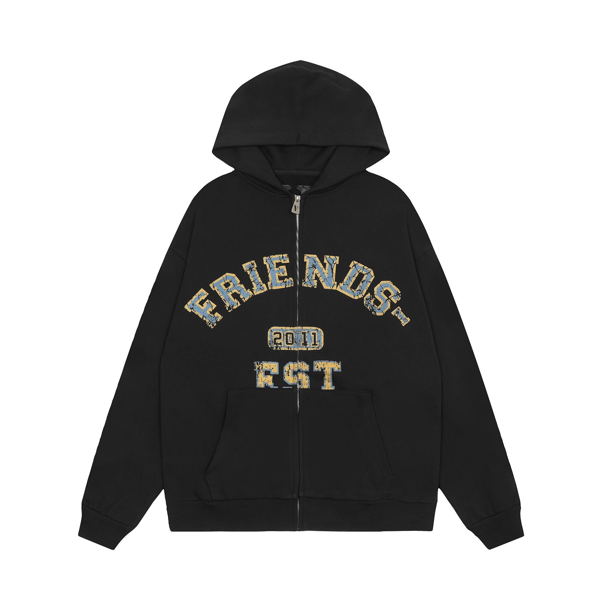 Vlone Hoodie autumn and winter creative big V letter