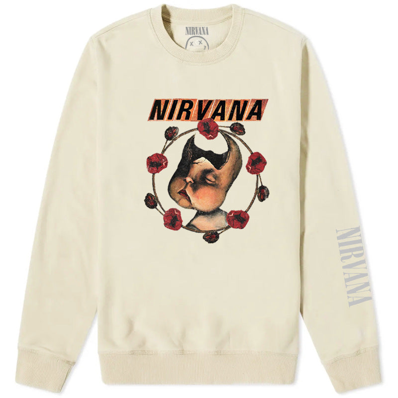 Nirvana Hoodie Rock Sweatshirt Kurt Donald Cobain Punk Loose