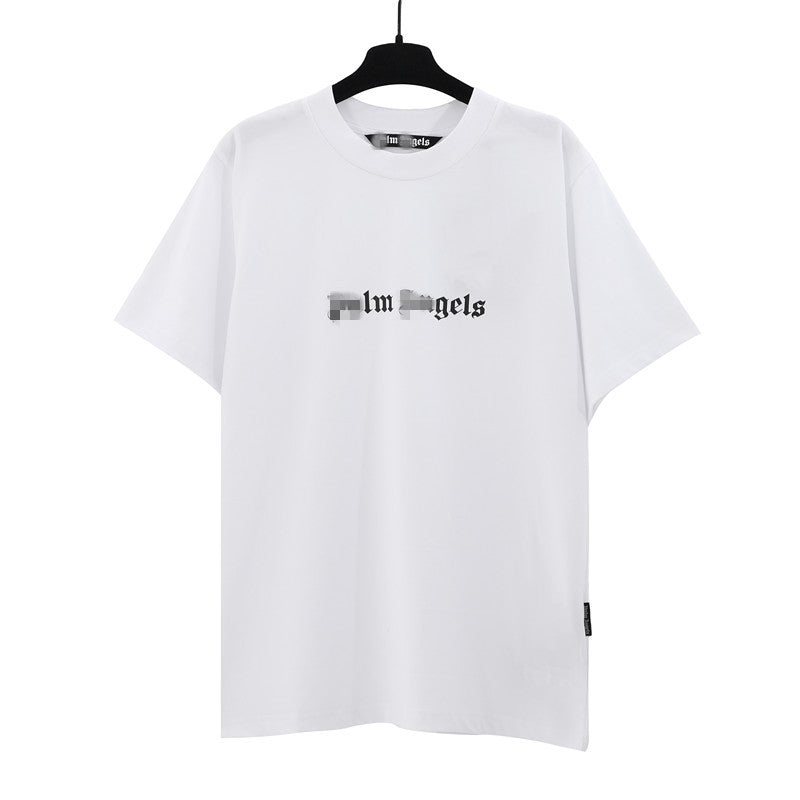 Palm Angels T Shirts Simple Letter Print Short Sleeve T-Shirt
