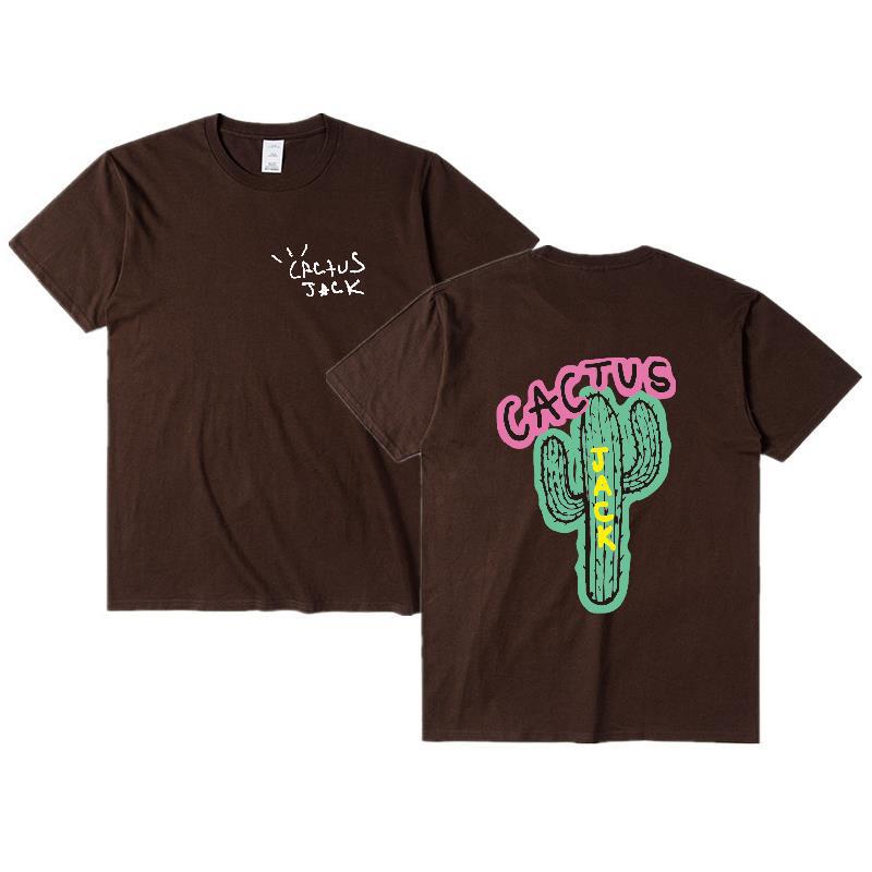 cactus jack luxury Men Cotton T Shirt Hip Hop Men Women