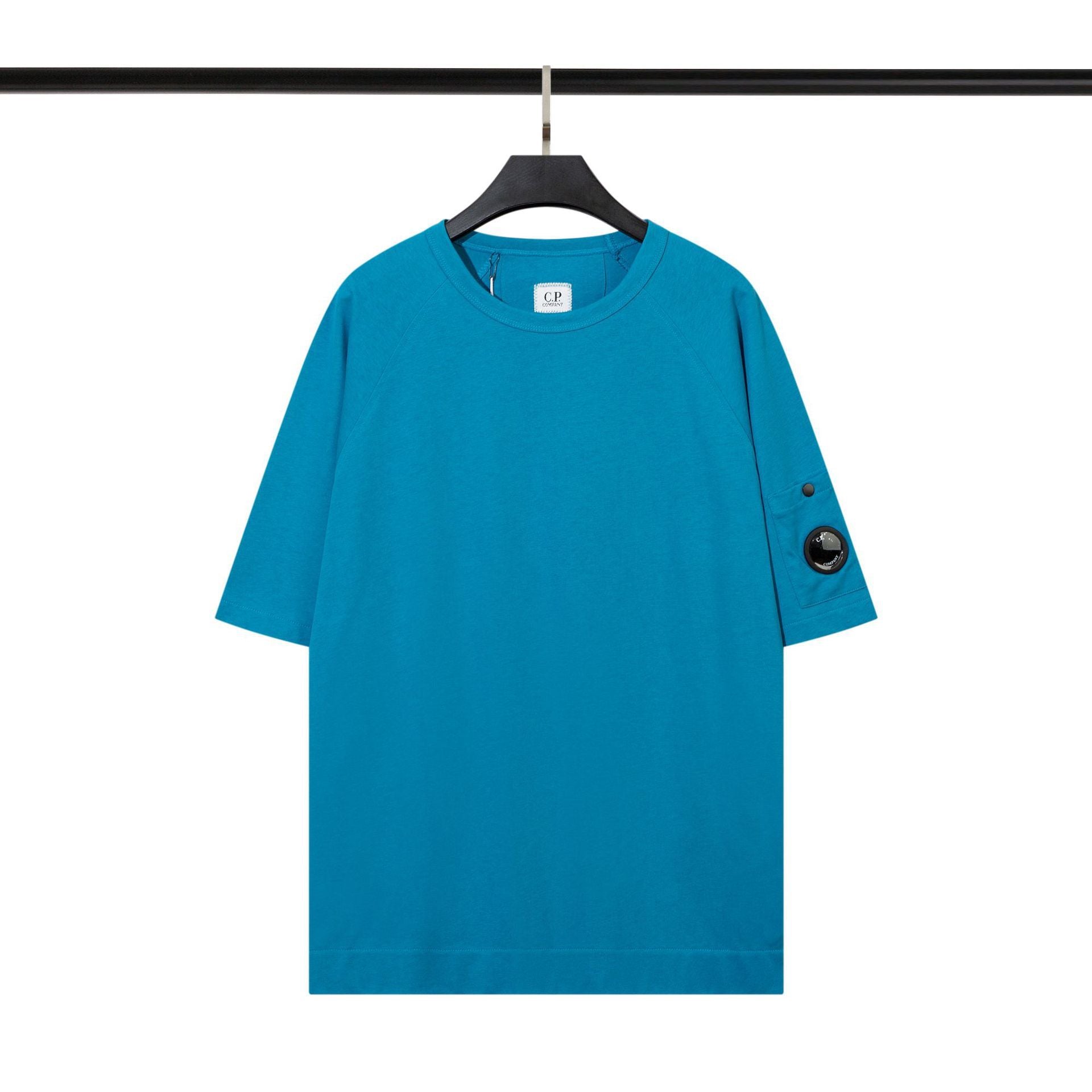 Cp Company T Shirts Summer Casual Loose Crew Neck Pullover
