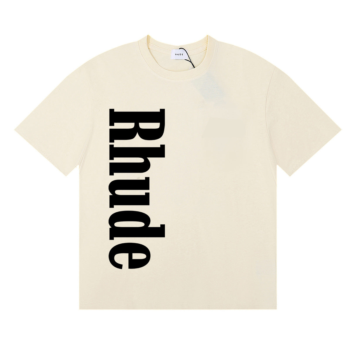 Rhude T Shirt Micro Label Letter Skull Print Short Sleeve T-Shirt