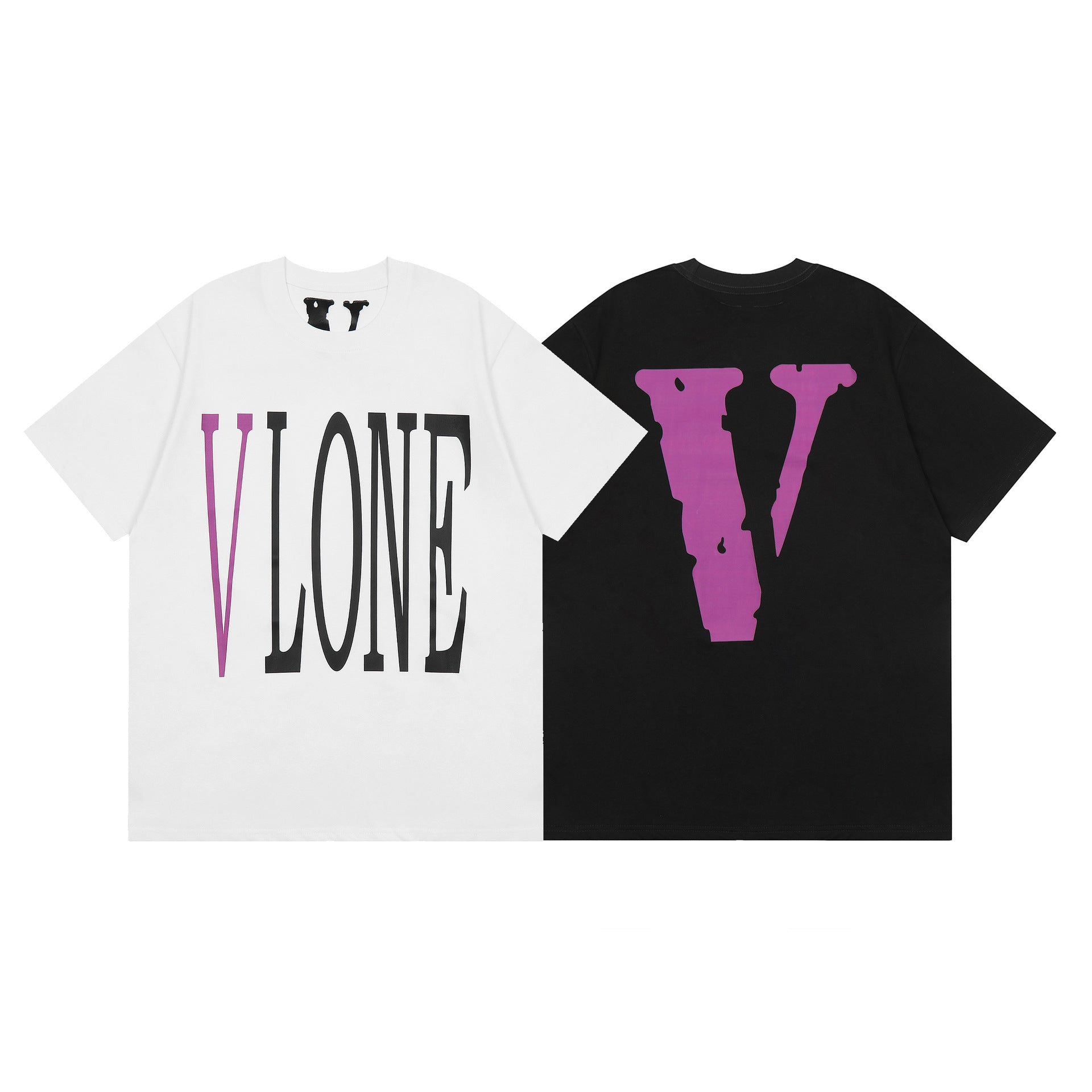 Vlone T Shirt Spring Summer Crew Neck Pullover Short Sleeve