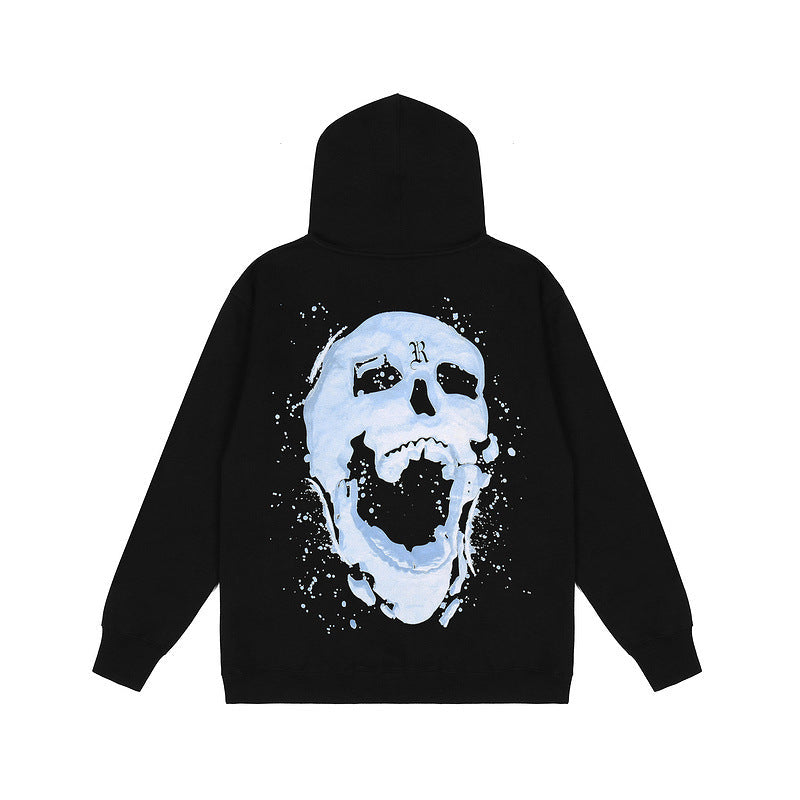 Revenge Hoodie Starry Sky Skull Print High Street