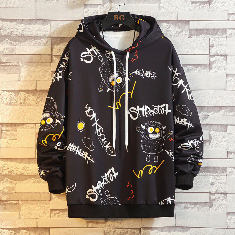 MEN'S Hoodie Coat Print