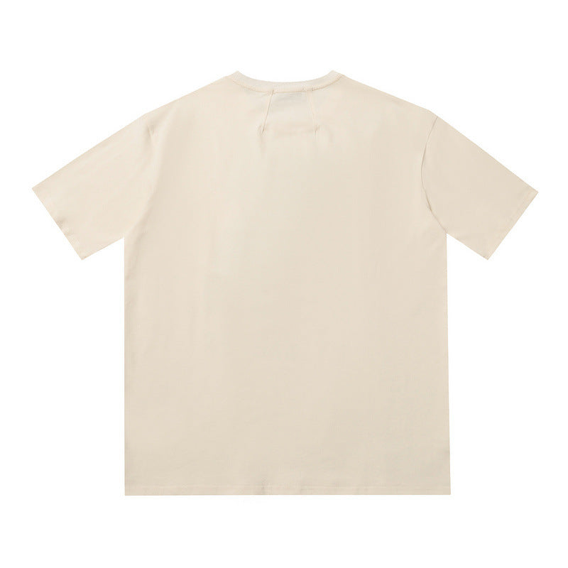 Rhude T Shirt Parrot Wheat Ear Letter Print Short Sleeve T-Shirt
