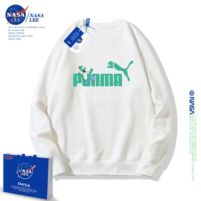 Nasa Children Hoodie Children'S Clothing Autumn Loose Round Neck Sweater