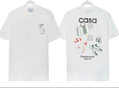 Casablanca T Shirts Rainbow Gate Alphabet