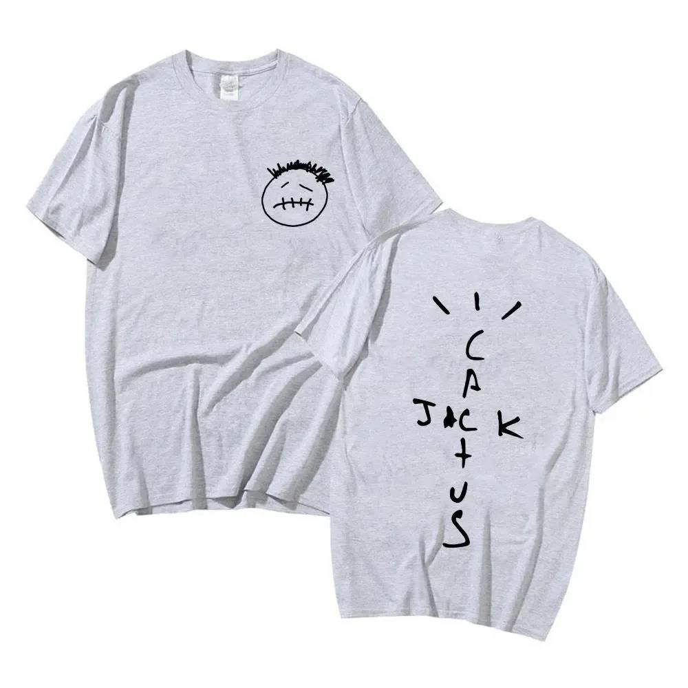 Rapper Cactus Jack Music Album T Shirts Men Women Fashion