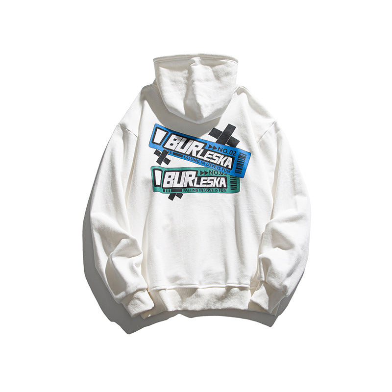 Men's Graphic Hoodies Men's Simple Letter Printed Long Sleeve Men